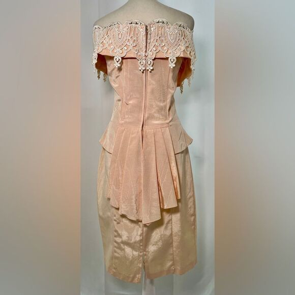 VINTAGE 90s Scott McClintock DRESS 10 - Picture 5 of 7